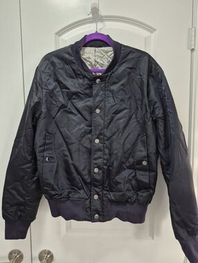 Tiger Of Sweden Men's Bomber Jacket, Medium, Dark Blue